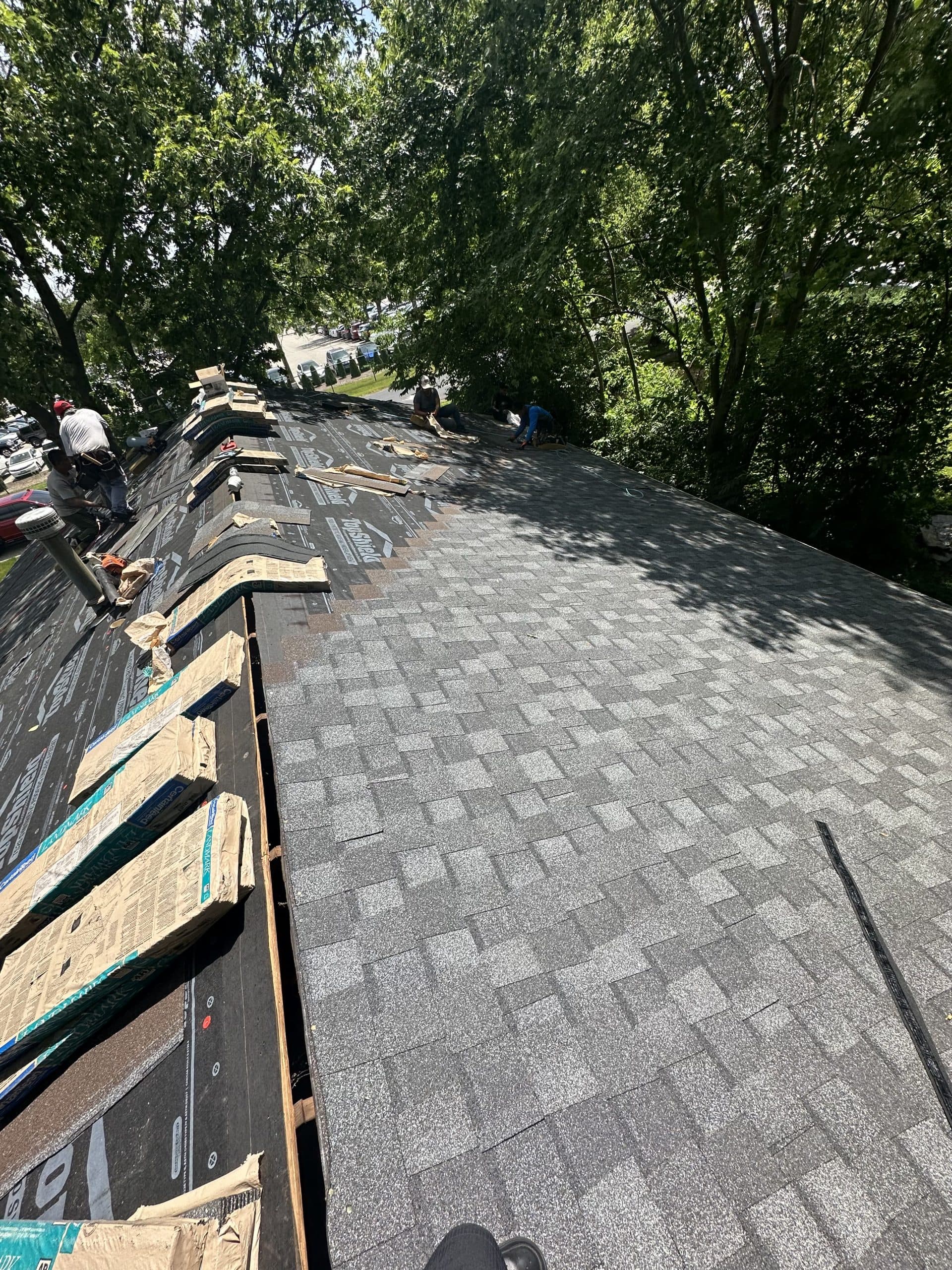 Pantheon installed roof under workmanship warranty in Champaign-Urbana